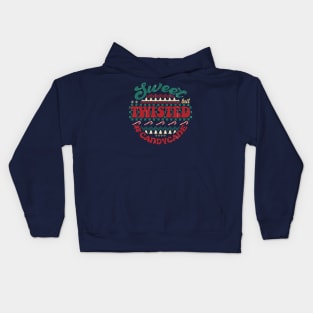 Sweet but Twisted Candycane Kids Hoodie